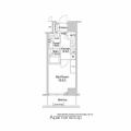 コンフォリア麻布ＥＡＳＴ ２０７ １Kの間取り図