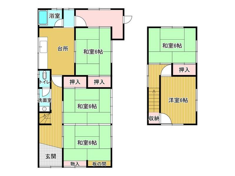 Mangyo-cho, Nanao-shi (Nanao Sta.) 2F 5DK

1.9 million yen