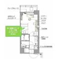 レックスガーデン神楽坂北町 ６０２ １Kの間取り図