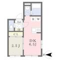 世田谷区 代田５丁目（新代田駅） 3階 １DKの間取り図