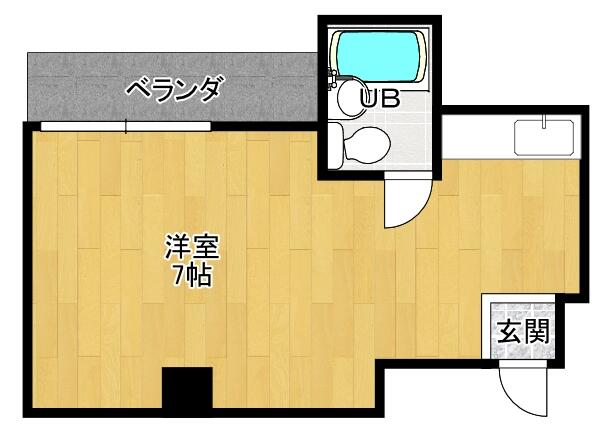 アットホーム シャトーかもめ 2階 ワンルーム 提供元 株 三共ハウステック 大阪市浪速区の賃貸マンション