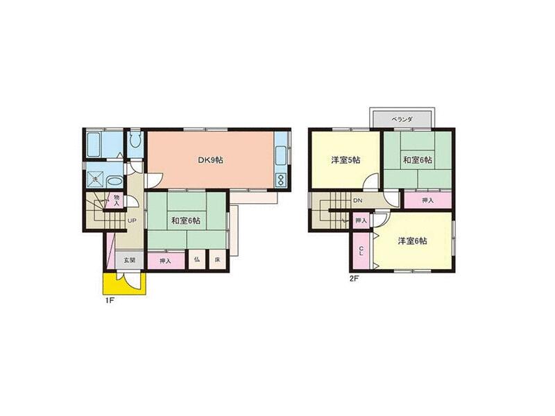 Takashima City, Azumigawa Town, Aoyagi (Azumigawa Station) 2-story building 4LDK