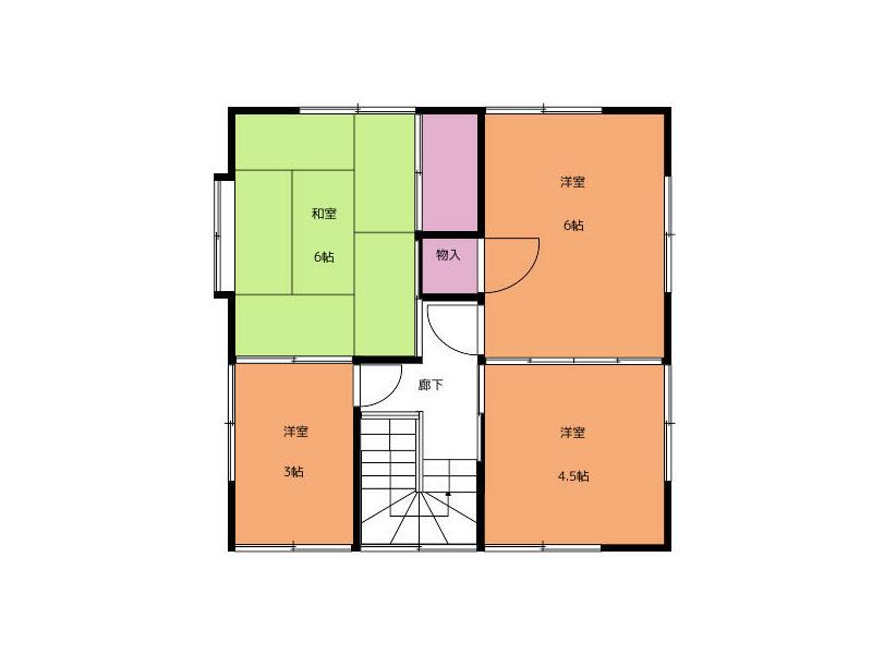 Nagasaki City, Nabasaki 2-chome (Michi-no-O Station), 2-story, 4SLDK