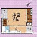 リエスふじみ野北野 ３０４ １Kの間取り図