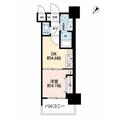 地下鉄空港線　中洲川端駅　１４階建　築１３年 7階 １DKの間取り図