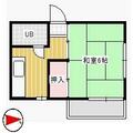 ハイツフラワー 205 １Kの間取り図