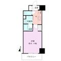 Ｓ－ＦＯＲＴ新潟駅前 ０３０２ １Kの間取り図