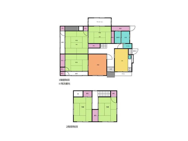 Oita City, Oaza Kisakami (Kozaki Station) 2-story building 6DK