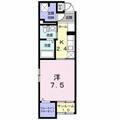 サンリット　Ⅱ １０３ １Kの間取り図