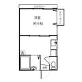 渋谷区 神宮前６丁目（明治神宮前駅） 2階 １Kの間取り図