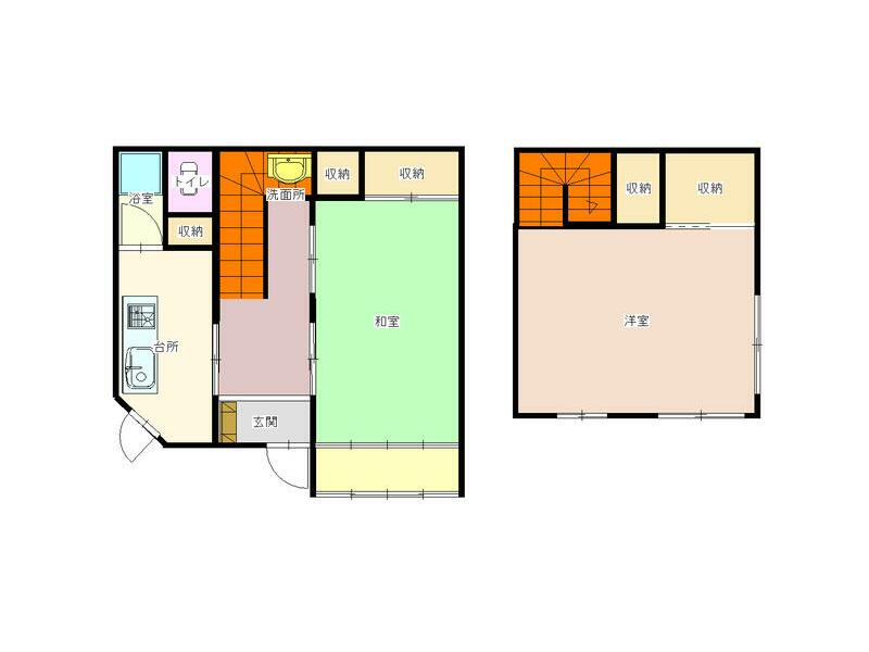 2 Chome, Kodenma Town, Iida City, 2 stories, 2K (Sakuramachi Station)