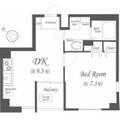 アイル池袋ＮＯＲＴＨ弐番館 ８０１ １DKの間取り図