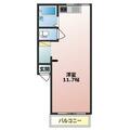 チトセハイツ 202 ワンルームの間取り図