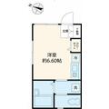 文京区 千駄木５丁目（本駒込駅） 1階 ワンルームの間取り図
