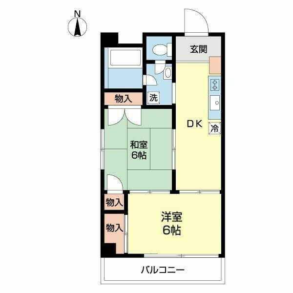 アットホーム】近藤ビル 701 2DK（提供元：ホームメイト