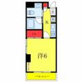 コリヌ新大塚 ２０１ １Kの間取り図
