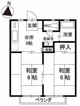 アットホーム ハウスサンライフ 2号 ２ｄｋ 提供元 株 安江不動産 岡谷市の賃貸アパート