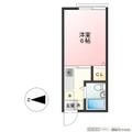 シティハイムフタバ 2‐Ｇ １Kの間取り図