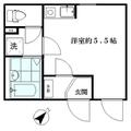 北区 浮間１丁目（北赤羽駅） 1階 ワンルームの間取り図