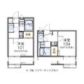 レオパレス西陣 １０５ １Kの間取り図
