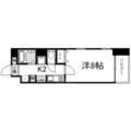 ディクティ三条 2階 １Kの間取り図