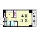 フィオーレ西尾 4階 １Kの間取り図