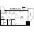 クレアシオン早稲田 ７０２ １Kの間取り図