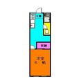 上馬５丁目アパート 205 １Kの間取り図