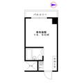 港区 南青山２丁目（青山一丁目駅） 4階 ワンルームの間取り図