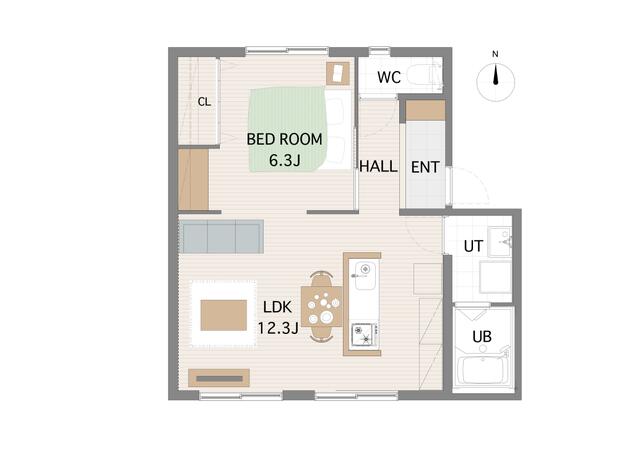 アットホーム】久喜駅の中古マンション 「間取り1LDKの中古マンション 