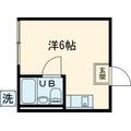 豊島区 西池袋４丁目（池袋駅） 2階 ワンルームの間取り図