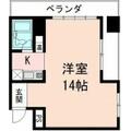 名古屋市東区 泉１丁目（高岳駅） 4階 １Kの間取り図