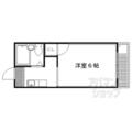 京都市上京区 下立売通千本西入稲葉町（二条駅） 1階 １Kの間取り図