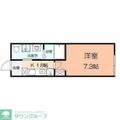 横浜市緑区 台村町（中山駅） 1階 １Kの間取り図