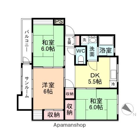 アットホーム フェリーチェ １０３ ３ｄｋ 提供元 アパマンショップ富山山室店 朝日不動産 株式会社 富山市の賃貸マンション
