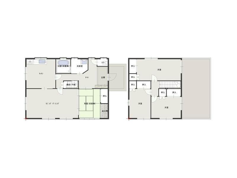 Oaza Takahama, Nagasu Town, Tamana District, 2-story building, 3LDK