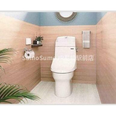 清潔感のあるトイレです