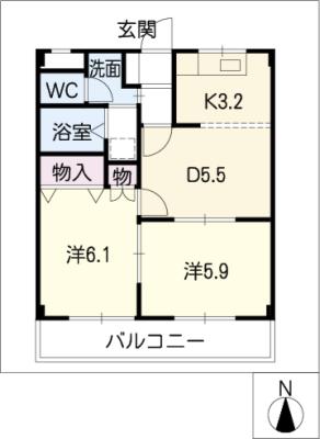 アットホーム ロスロリエン ａ 2階 ２ｄｋ 提供元 株 ニッショー あま支店 海部郡大治町の賃貸マンション