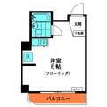 サンクレスト ４０５号室 ワンルームの間取り図
