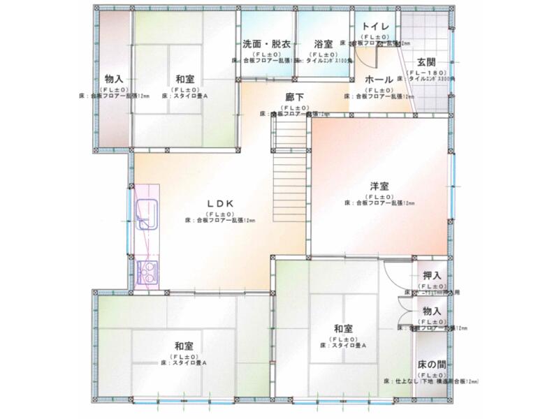 Arao City, Kawanobori (Arao Station) 2-story building 5DK