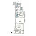 千代田区 三番町（半蔵門駅） 4階 １DKの間取り図