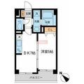 ルクレ初台 ３０４ １DKの間取り図