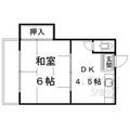 ことぶき荘 ６ １DKの間取り図