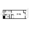 サニーコート２９ ４０２ １Kの間取り図
