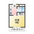 シャイングロー鶴ヶ島 ３０２ １Kの間取り図