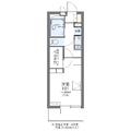 レオパレスフォンターナ内本町 １０５ １Kの間取り図