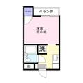 アピア篠原台 203 １Kの間取り図
