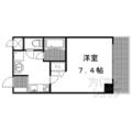 ＢｅｌｌｅＶｉｌｌｅ千本今出川 ６０２ １Kの間取り図