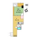 ＧＳハイム御茶ノ水 5階 １Kの間取り図