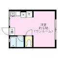 ハイツコウガク B105 ワンルームの間取り図